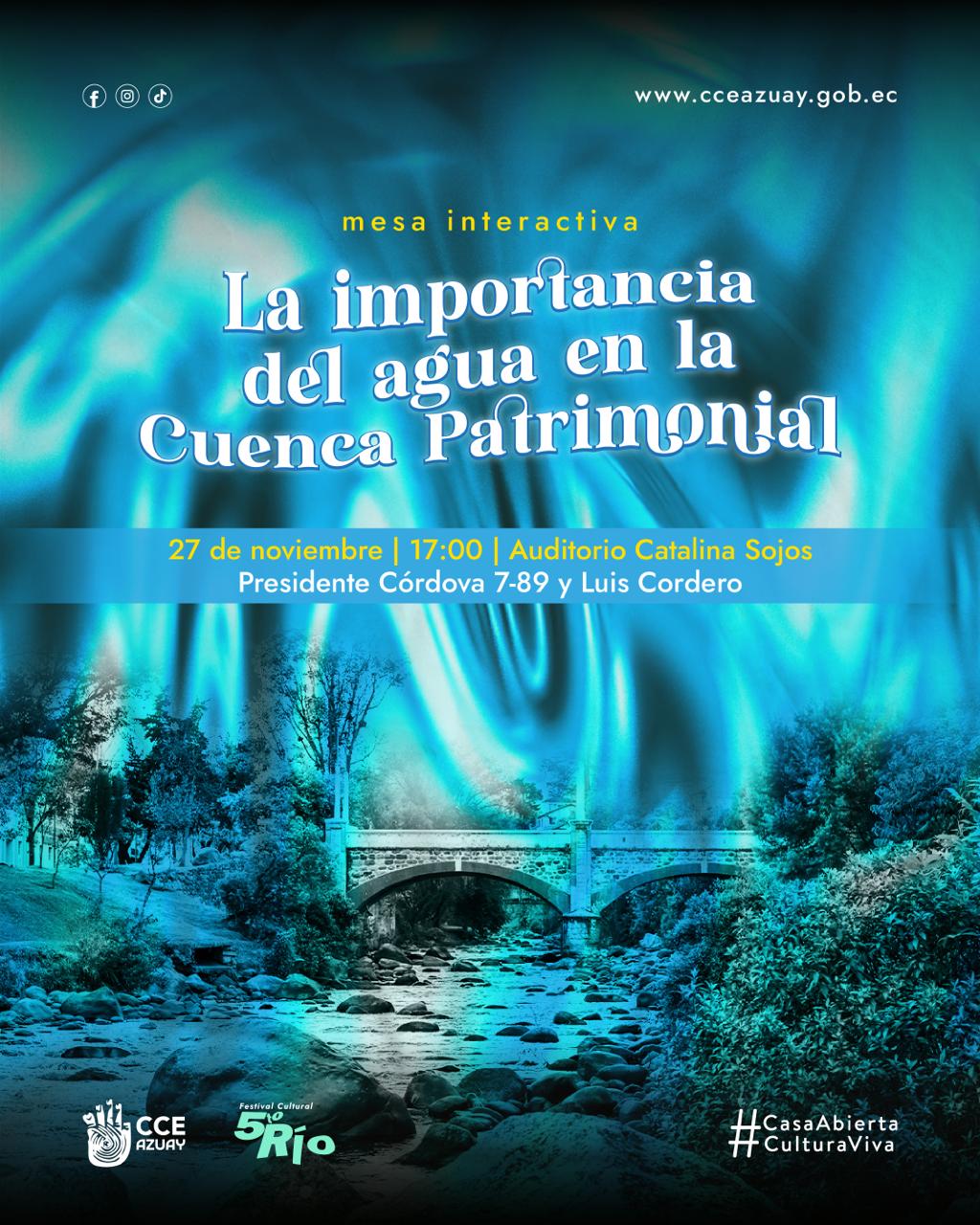 Cuidar el agua es patrimonio