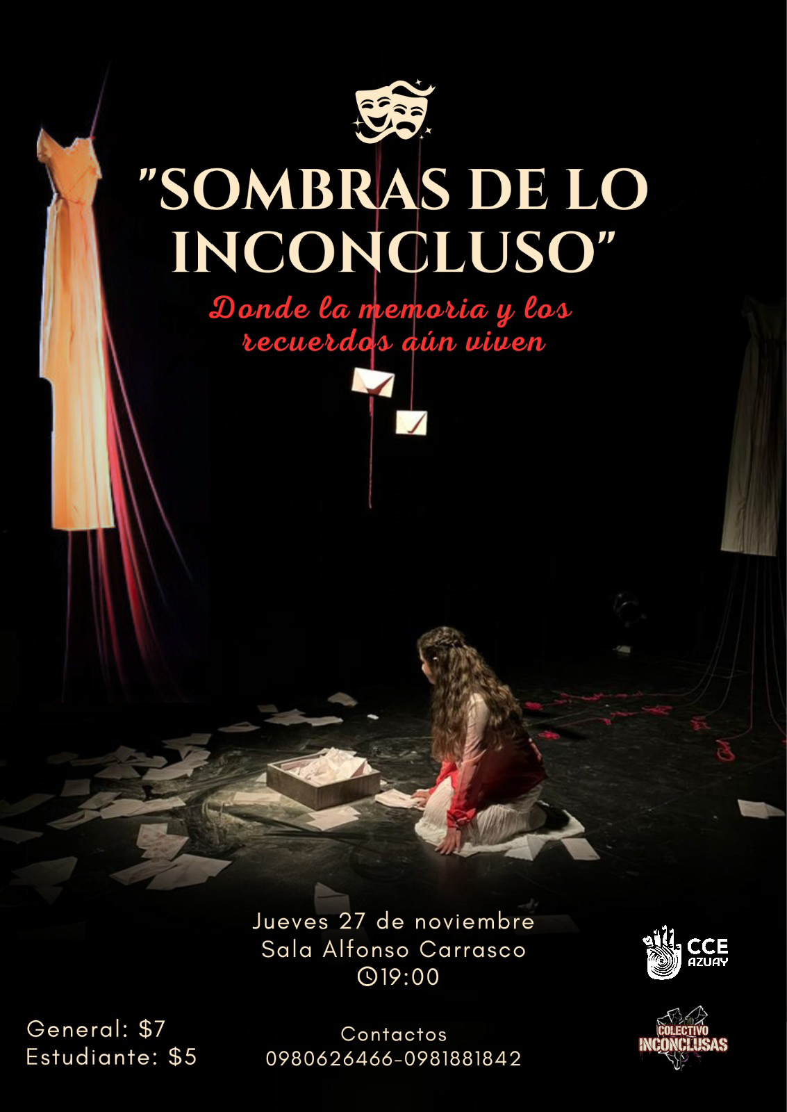 obra de teatro Sombras de lo Inconcluso en Cuenca