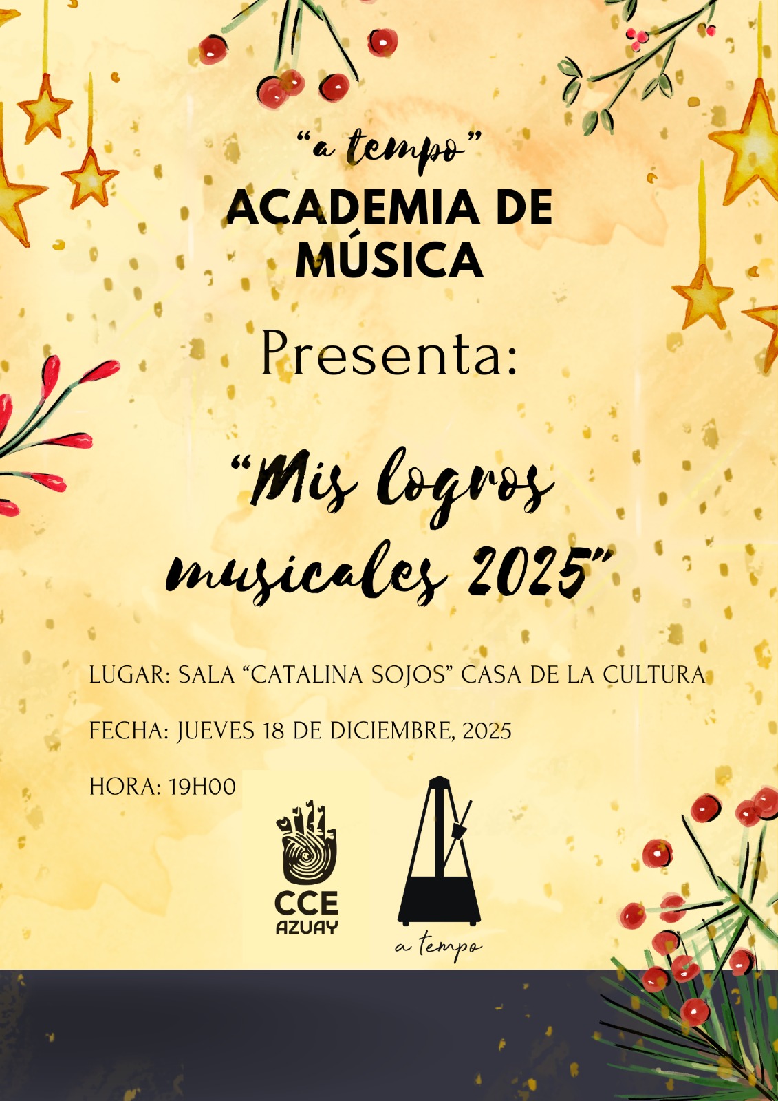 Formación musical en escena
