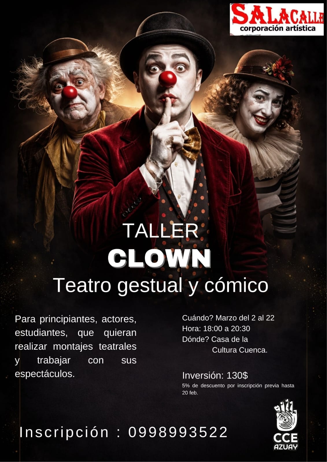 Taller Clown Teatro Gestual