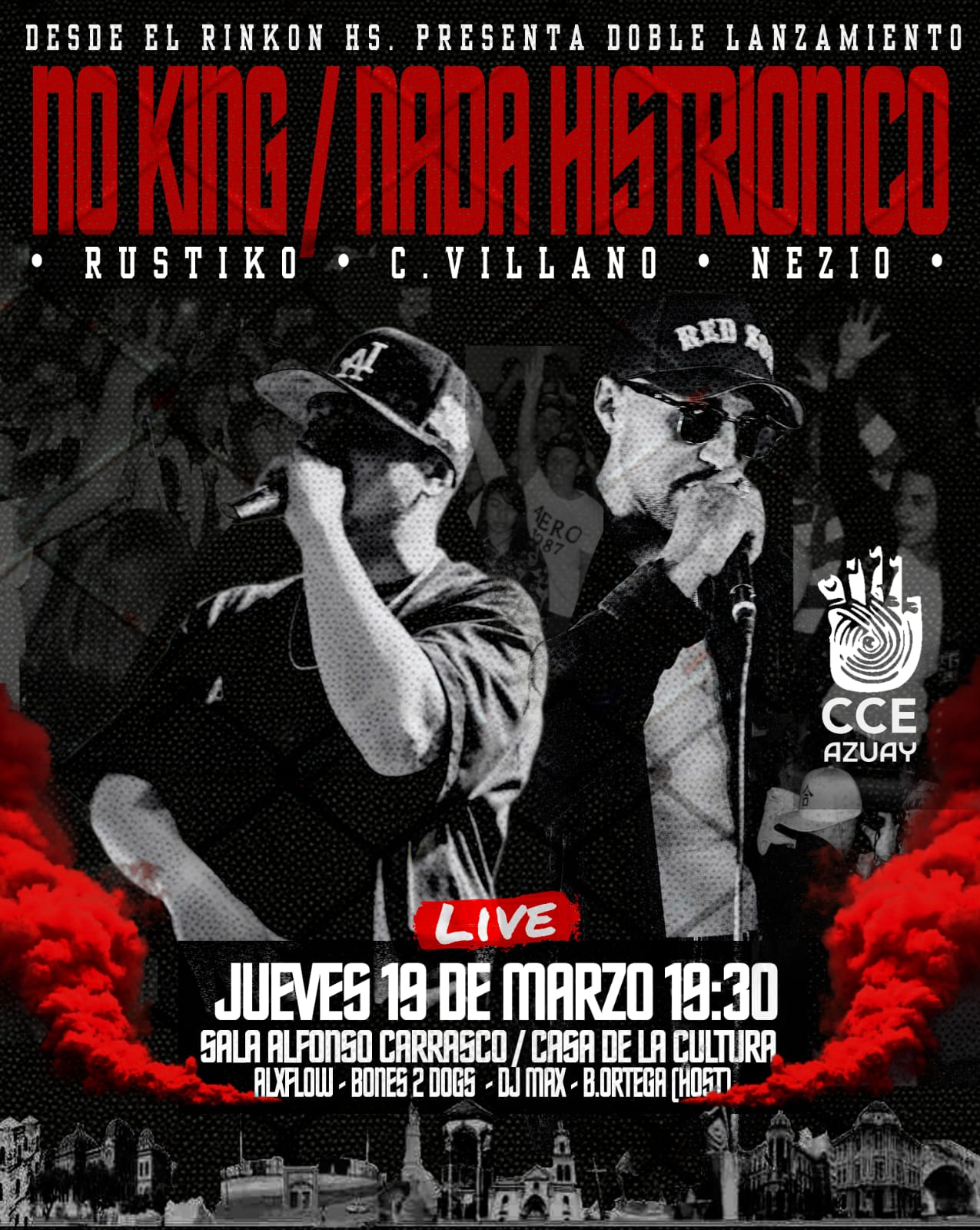 Lanzamiento hip hop Cuenca