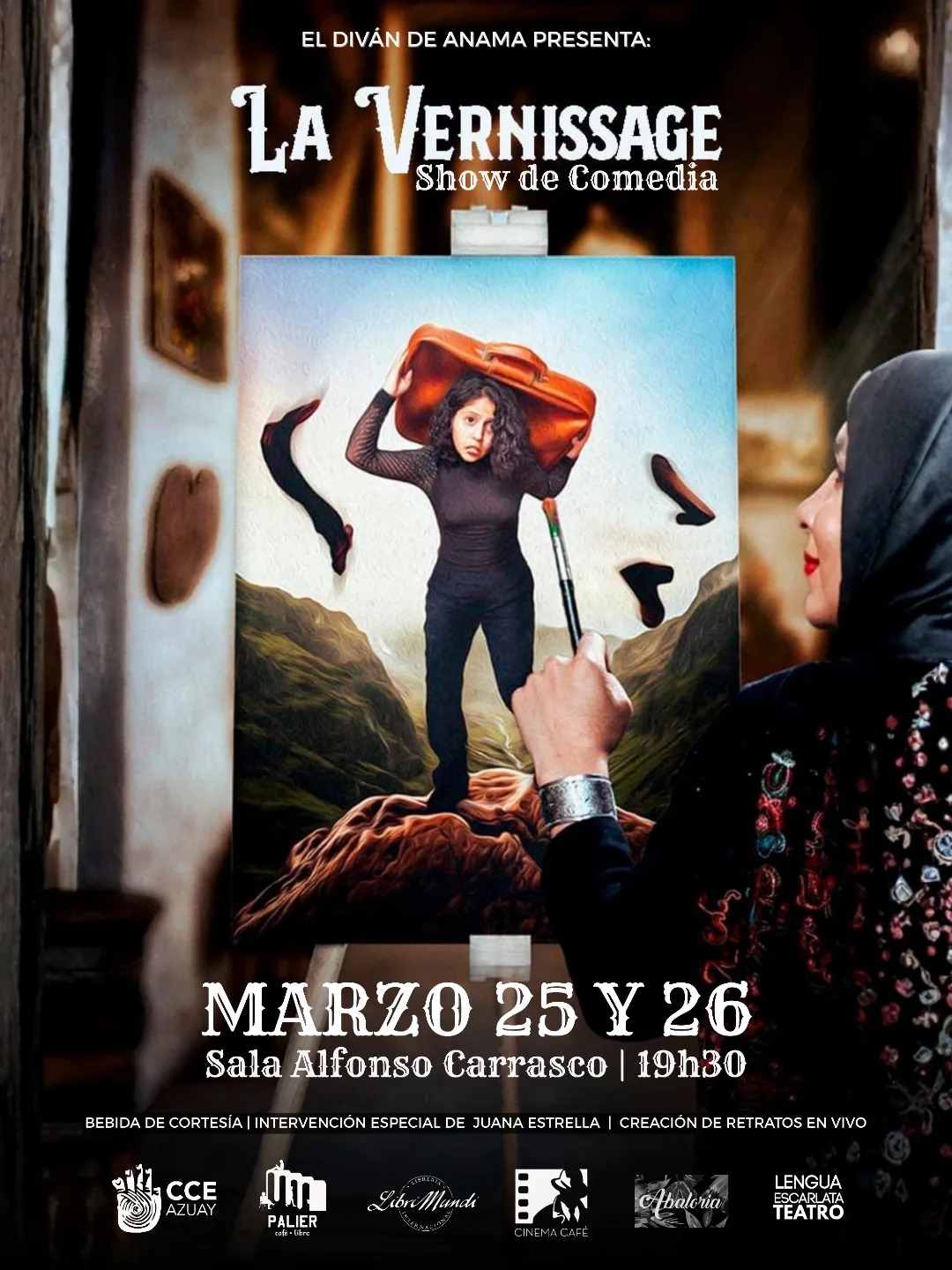 la vernissage show comedia