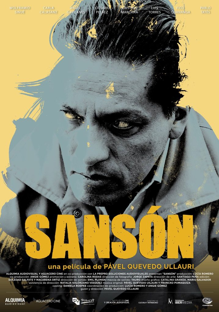 Estrenada en las salas de cine del país el 28 de mayo de 2021, Sansón marcó el debut de ficción del director y guionista Pável Quevedo Ullauri, consolidándose como una obra que reflexiona sobre la reinserción social, la culpa y la búsqueda de una segunda oportunidad.