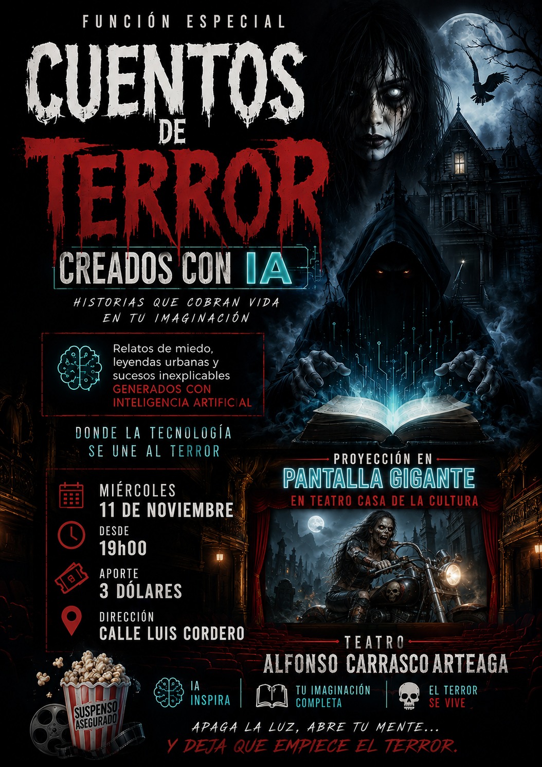 Cuentos de terror con IA
